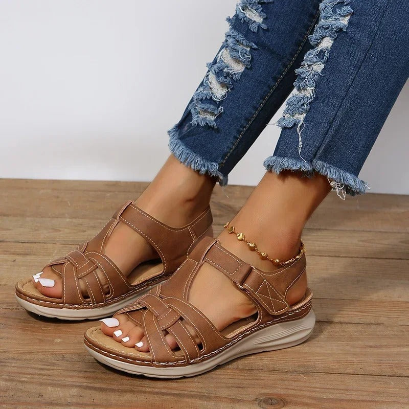 Harper & Lane Faith - Velcro Strap Sandals