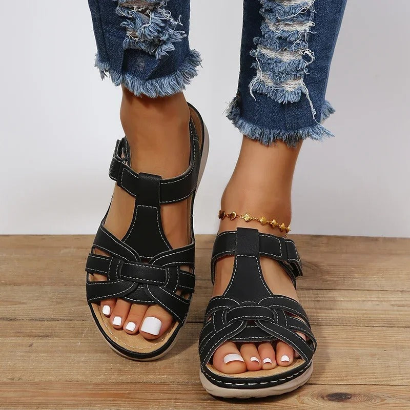 Harper & Lane Faith - Velcro Strap Sandals