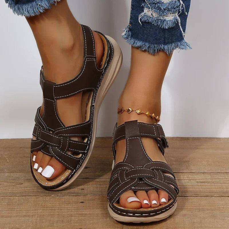 Harper & Lane Faith - Velcro Strap Sandals