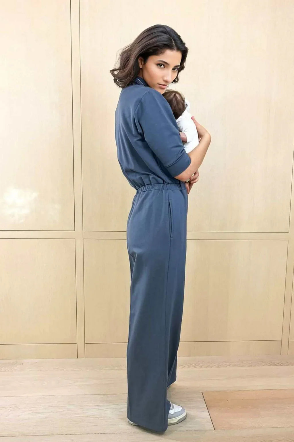 Simple Wishes Megan Fleece Nursing Jumpsuit