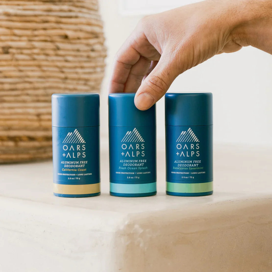 Oars + Alps Aluminum-Free Deodorant - California Coast