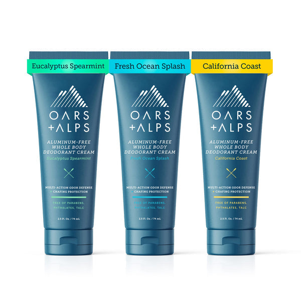 Oars + Alps Whole Body Cream Deo Trio Kit