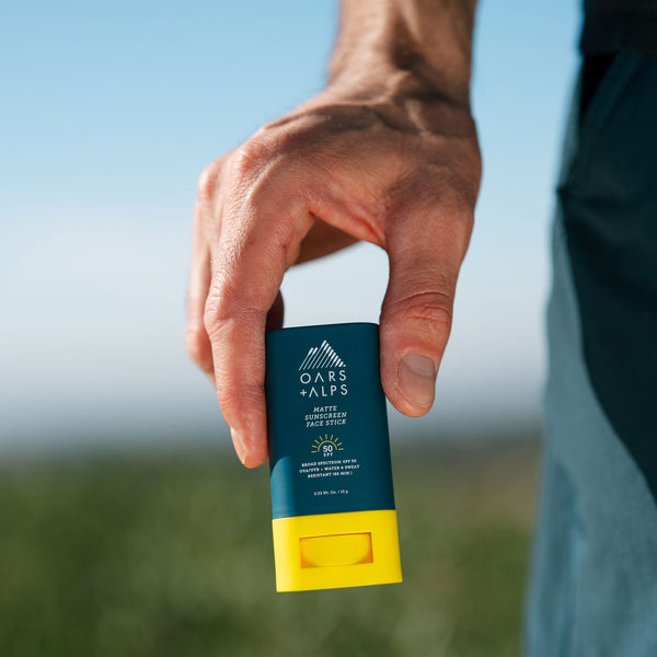 Oars + Alps Matte Sunscreen Face Stick with SPF 50