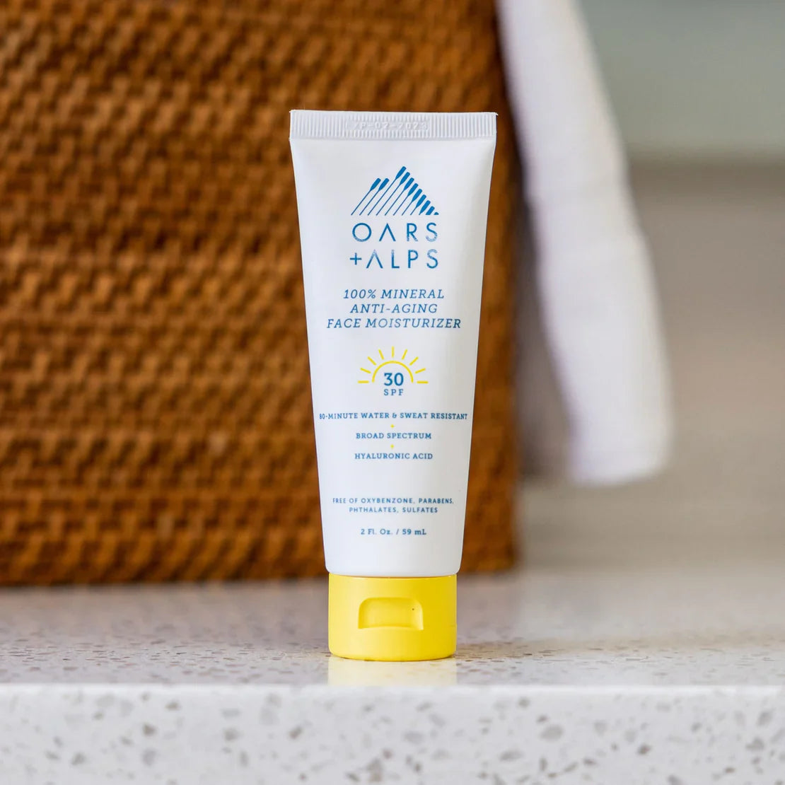 Oars + Alps 100% Mineral Anti-Aging Face Moisturizer with SPF 30