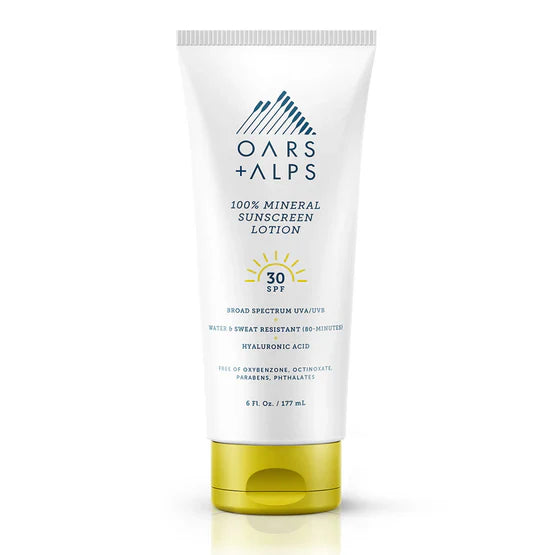 Oars + Alps 100% Mineral Sunscreen Lotion
