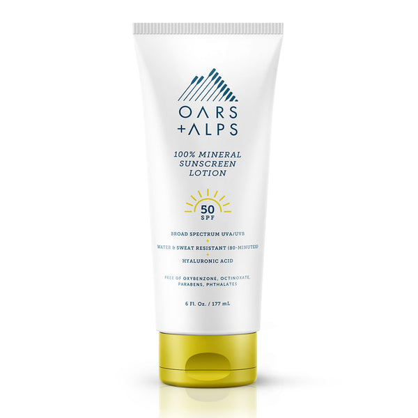 Oars + Alps 100% Mineral Sunscreen Lotion
