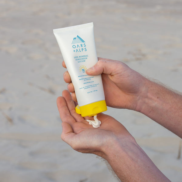 Oars + Alps 100% Mineral Sunscreen Lotion