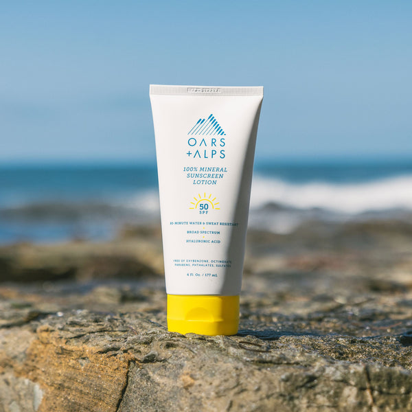 Oars + Alps 100% Mineral Sunscreen Lotion