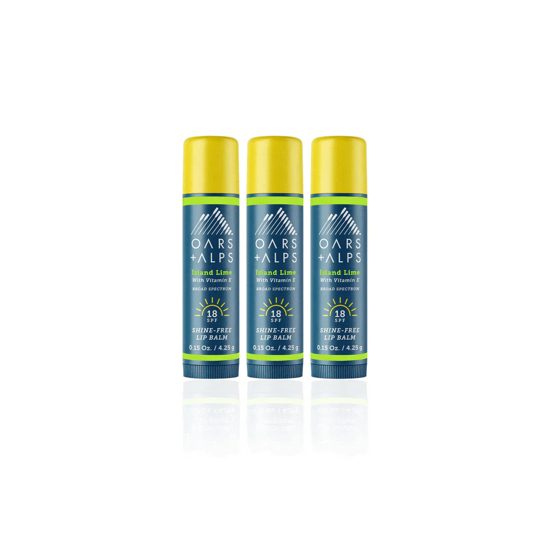 Oars + Alps SPF Shine-Free Lip Balm Kit - Island Lime