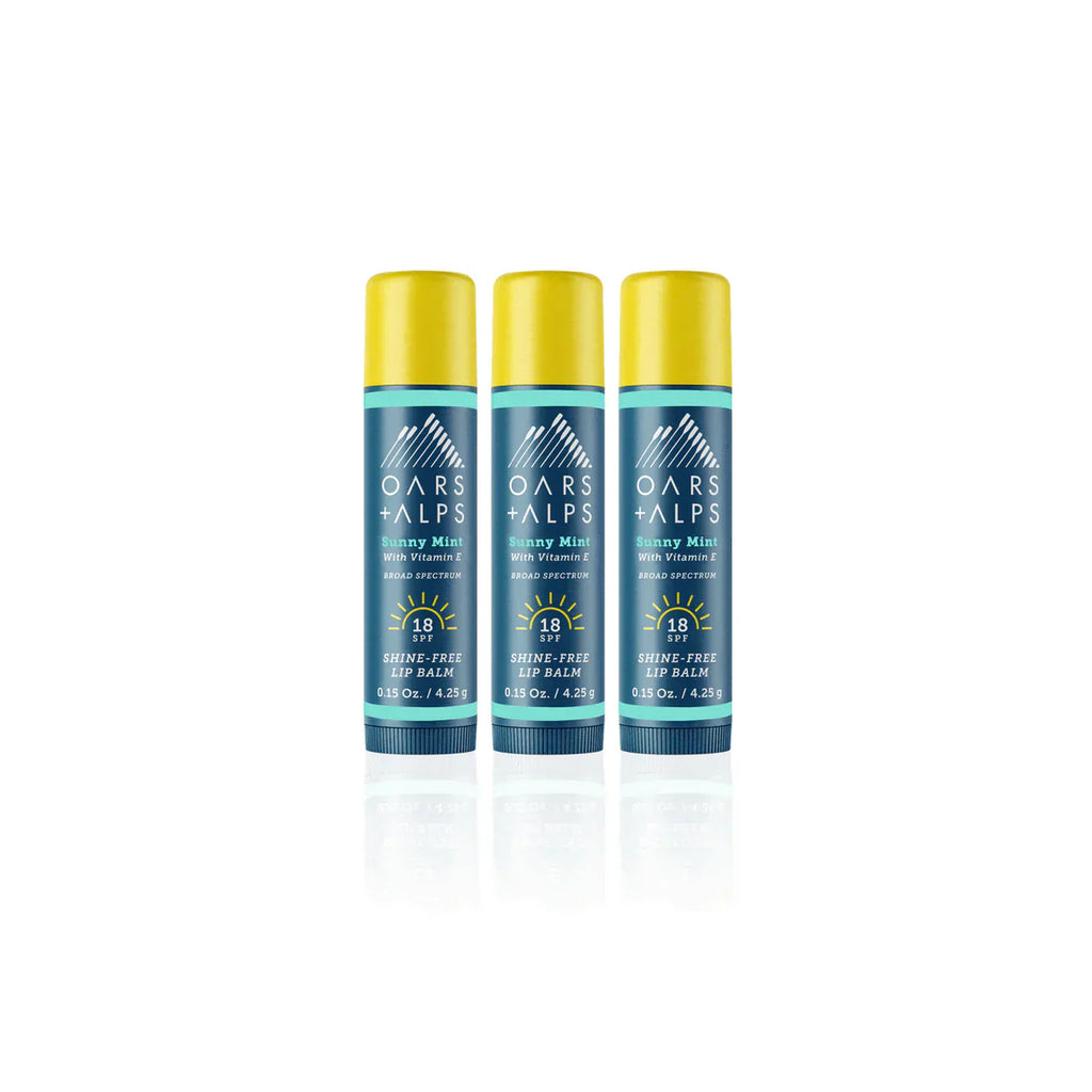 Oars + Alps SPF Shine-Free Lip Balm Kit - Sunny Mint
