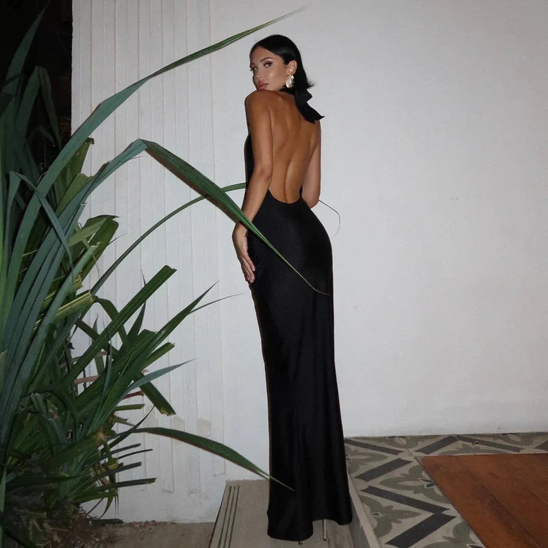 Mermaid Way Only Invites Elegant Yellow Maxi Dress