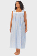 Lanz of Salzburg Women's Tyrolean Heart Cotton Nightgown Plus
