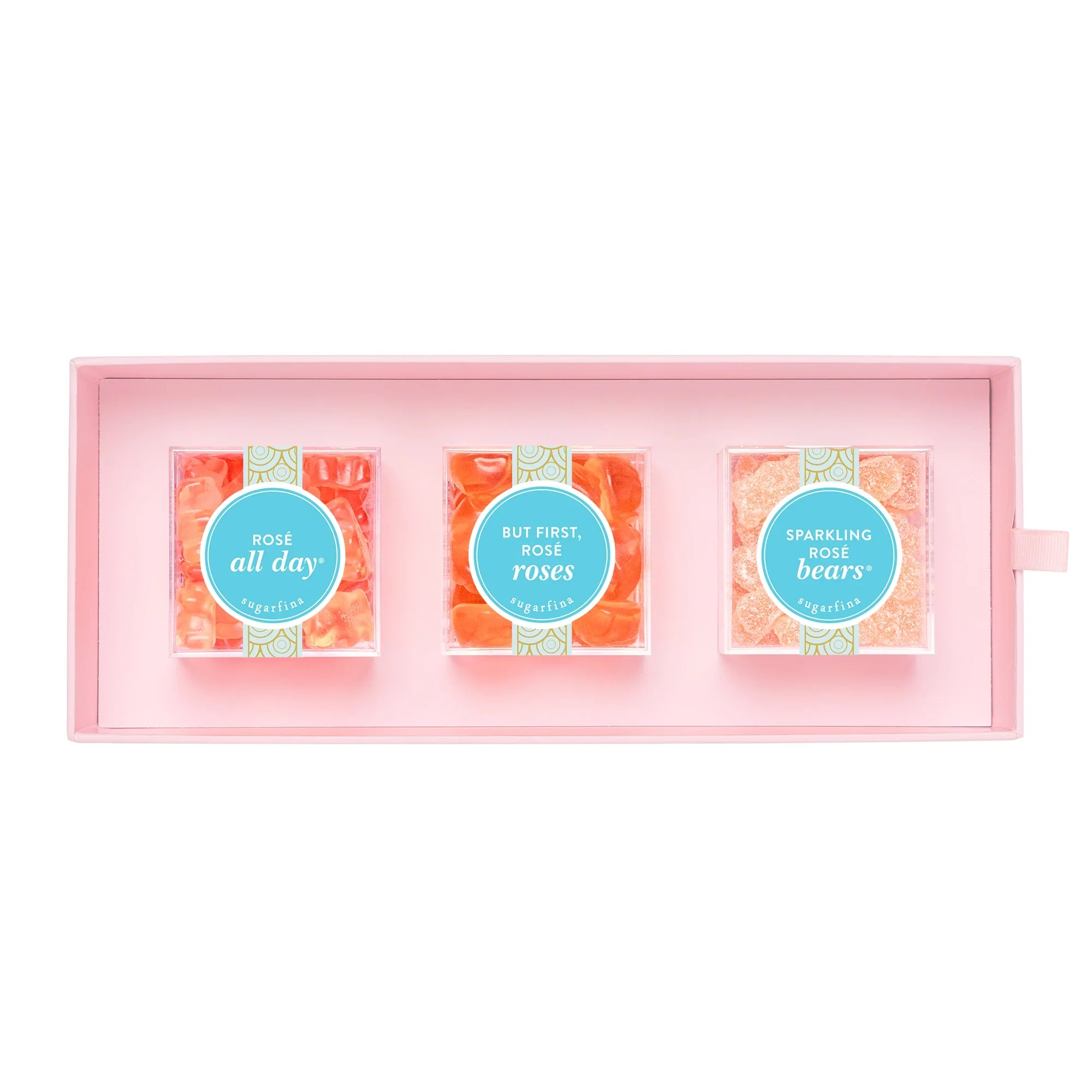 Sugarfina Rosé All Day 3 Piece Candy Bento Box