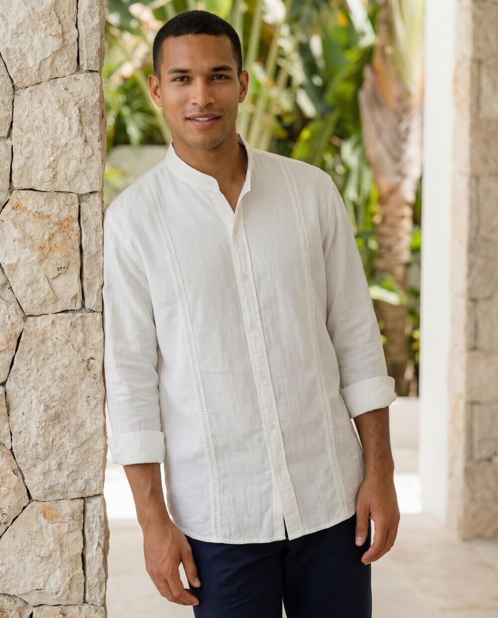 Cotton Natural Men's Campo Shirt