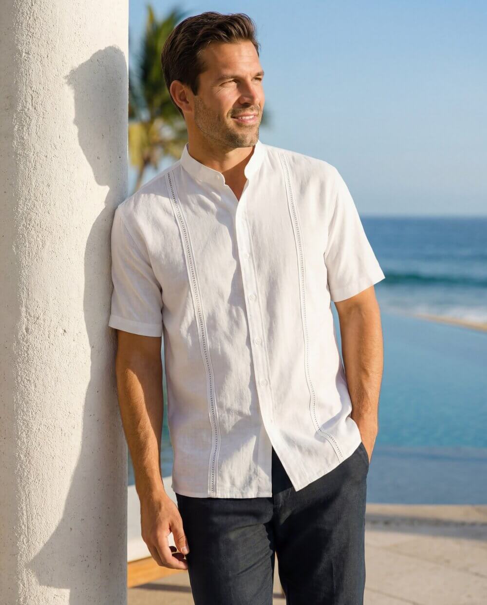 Cotton Natural Men's Cuba Shirt