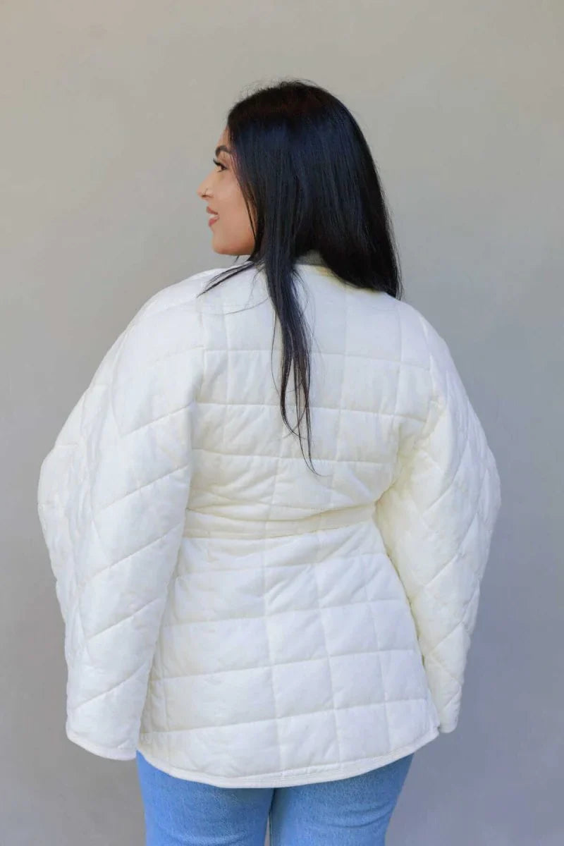 Simple Wishes Scarlett Quilted Swing Jacket