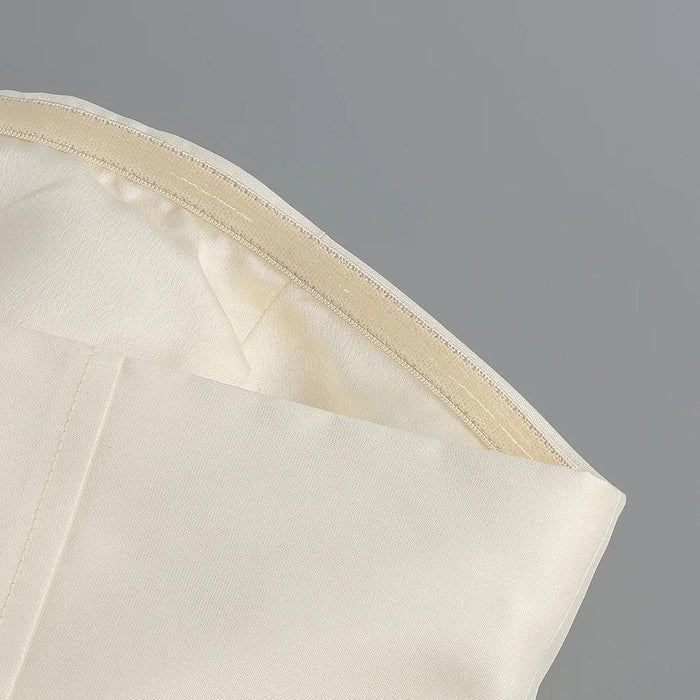 *Serenity Silk Voluminous Flower Corset Mini Dress