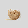 Mermaid Way Shella Rattan Conch Bag with Shell Embellishments