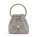 Mermaid Way Splendor Crystal Handle Tassel Diamond Bag