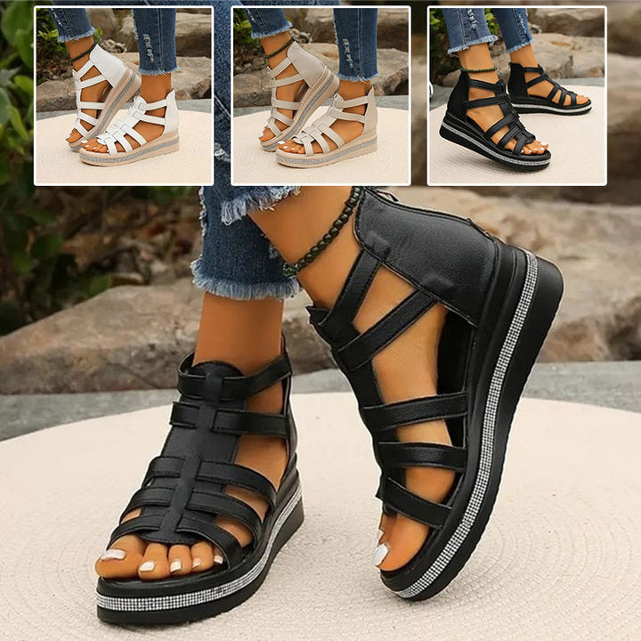 Harper & Lane Scarlett - Strappy Platform Sandals
