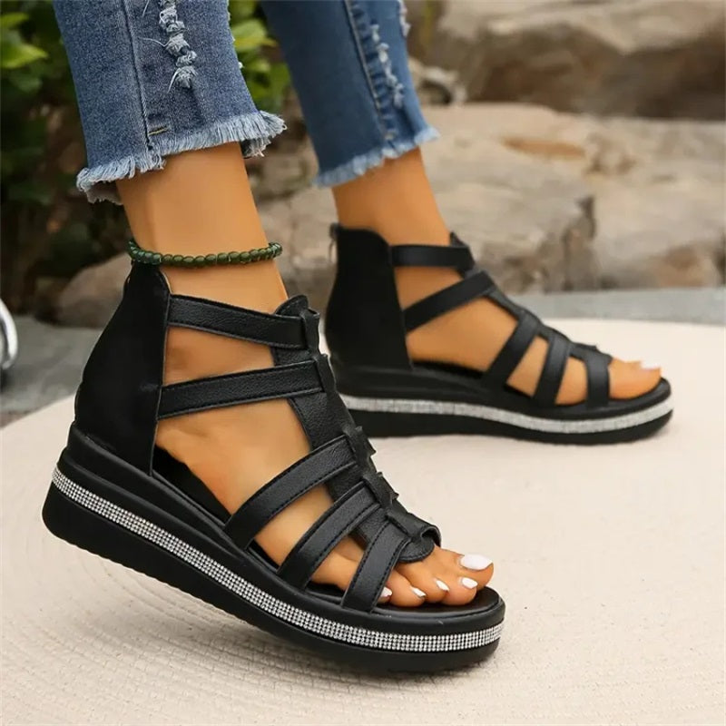 Harper & Lane Scarlett - Strappy Platform Sandals