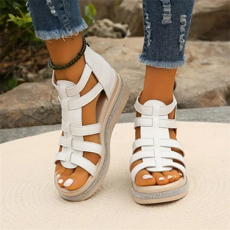 Harper & Lane Scarlett - Strappy Platform Sandals