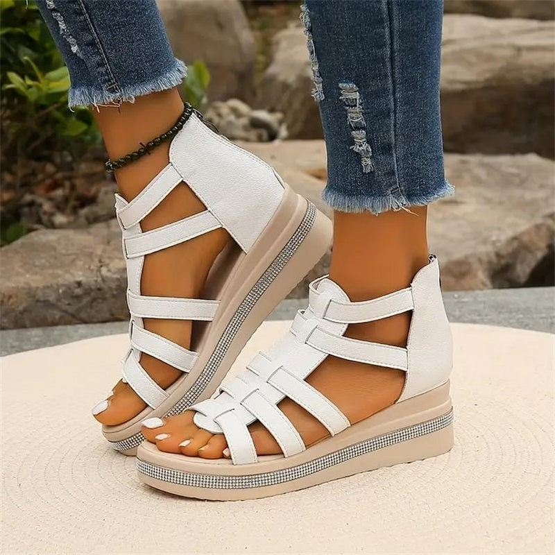 Harper & Lane Scarlett - Strappy Platform Sandals