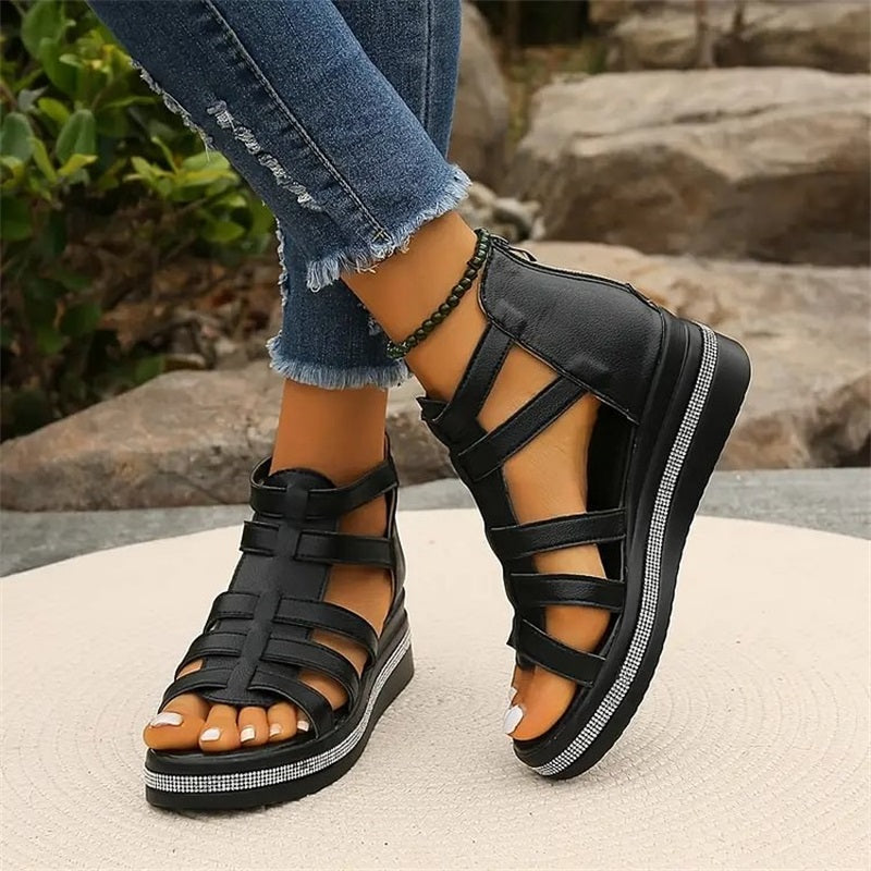 Harper & Lane Scarlett - Strappy Platform Sandals