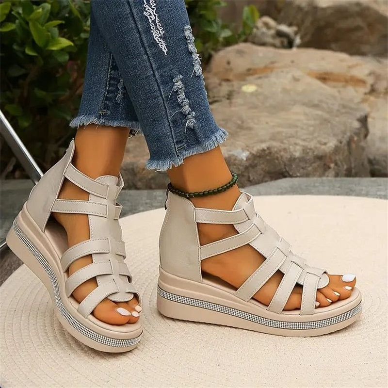 Harper & Lane Scarlett - Strappy Platform Sandals