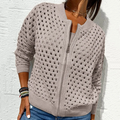 Nabalu Liravelle | Women’s Open-Knit Zip-Front Summer Jacket