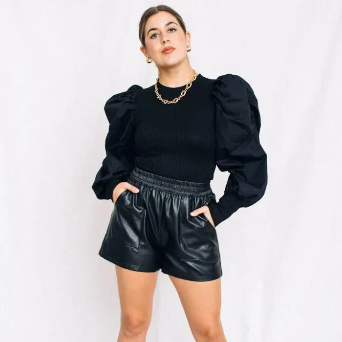 *Stella Cozy White Knit Sweater