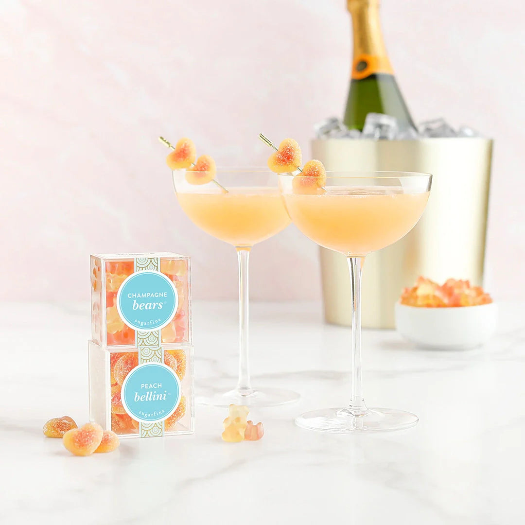 Sugarfina Peach Bellini Gummy Hearts