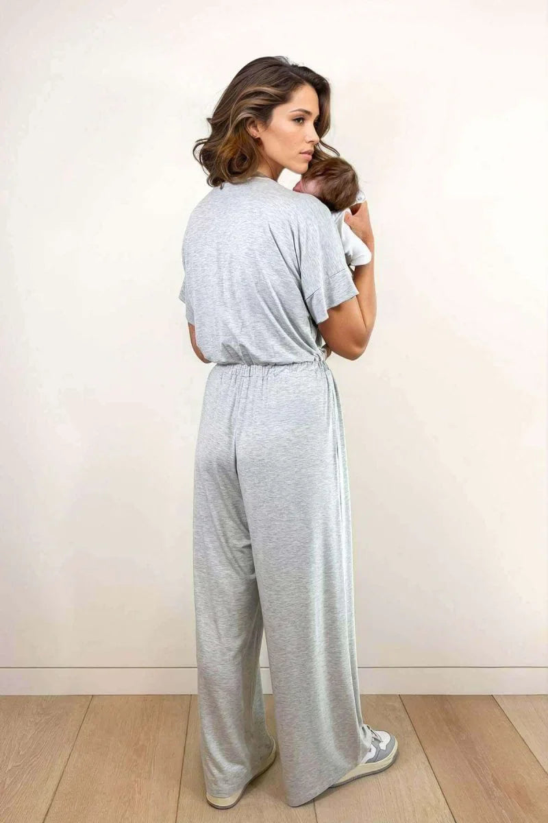 Simple Wishes Suzanne Jersey Nursing Jumpsuit