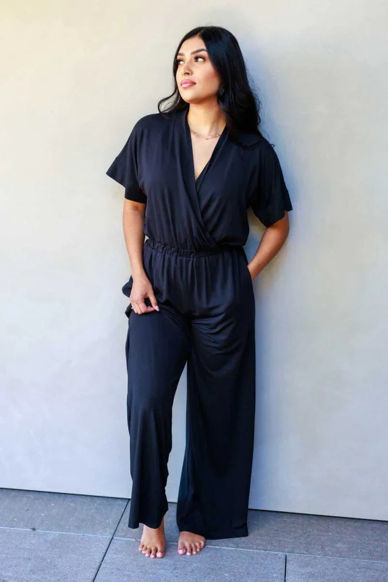 Simple Wishes Suzanne Jersey Nursing Jumpsuit