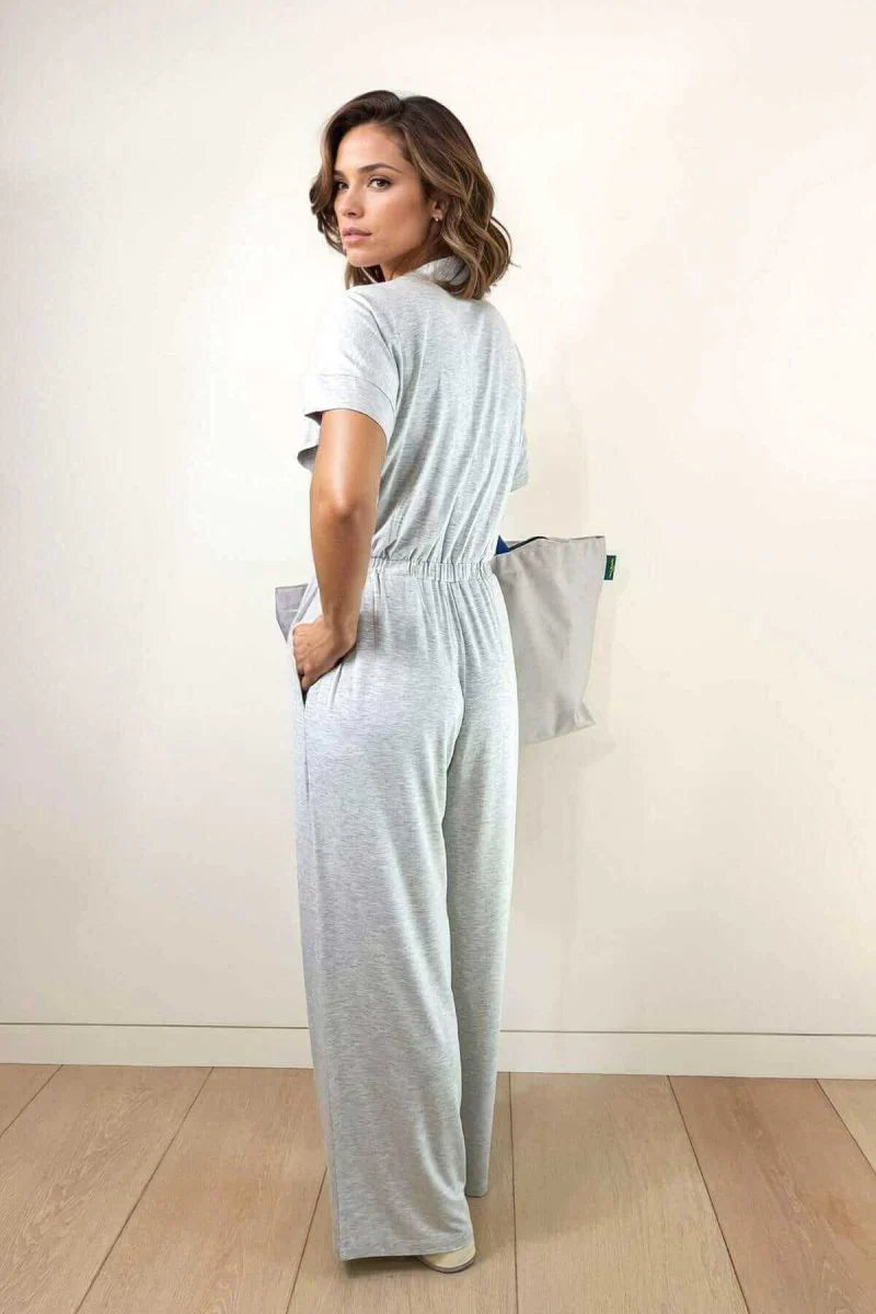 Simple Wishes Suzanne Jersey Nursing Jumpsuit