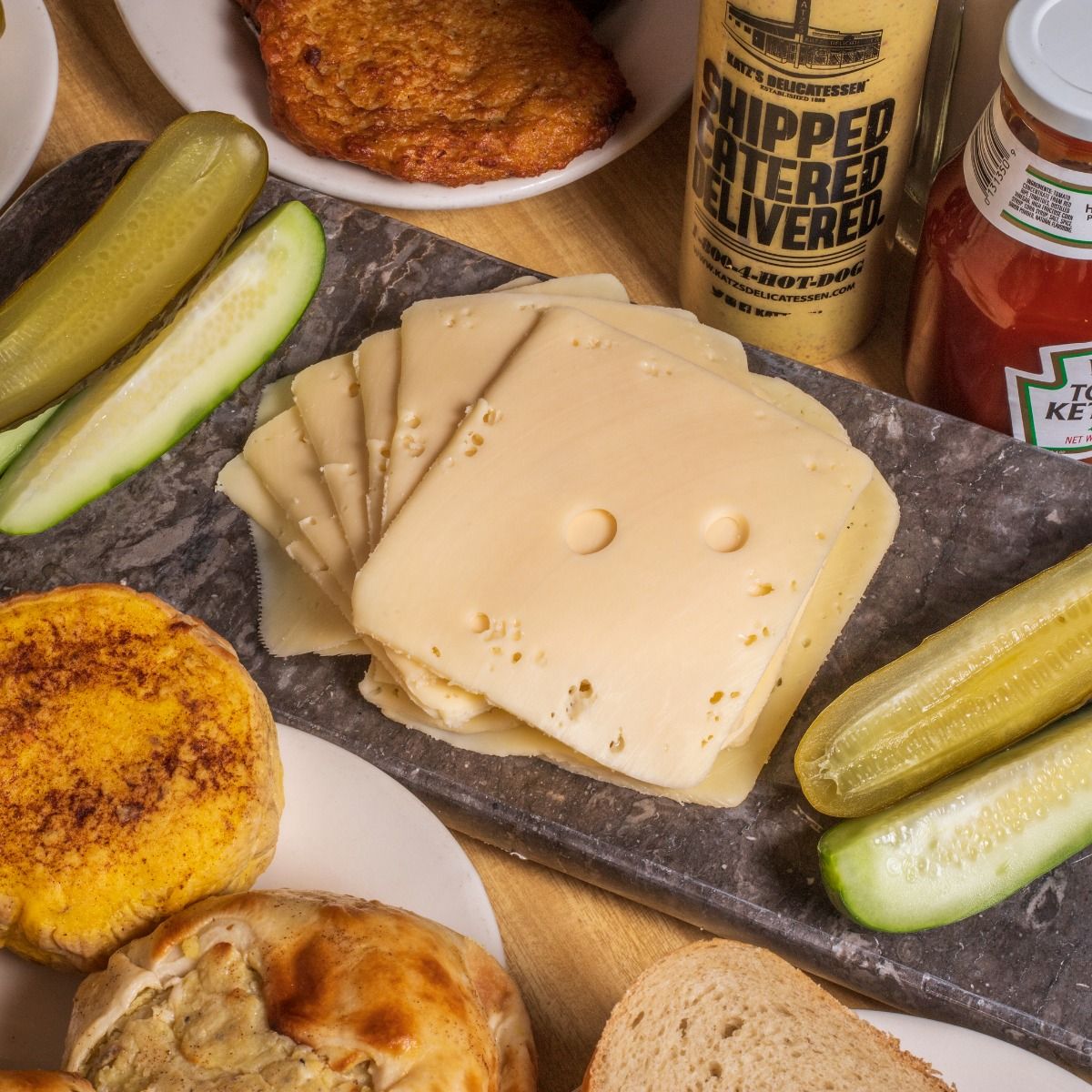 Katz's Delicatessen Sliced Swiss Cheese