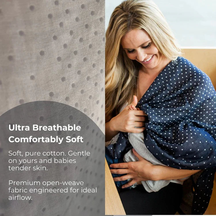 Simple Wishes The Haven 100% Cotton 7-in-1 Nursing Cover