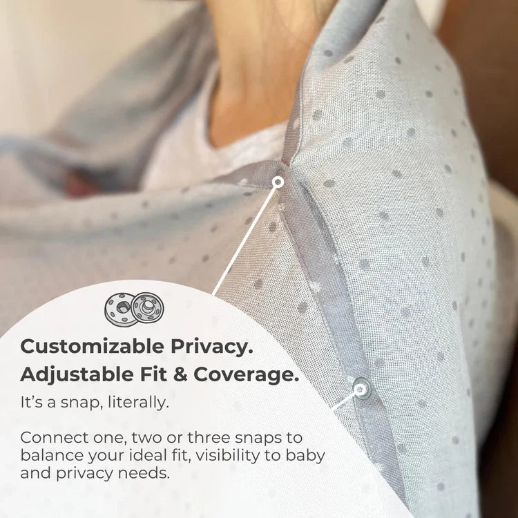 Simple Wishes The Haven 100% Cotton 7-in-1 Nursing Cover