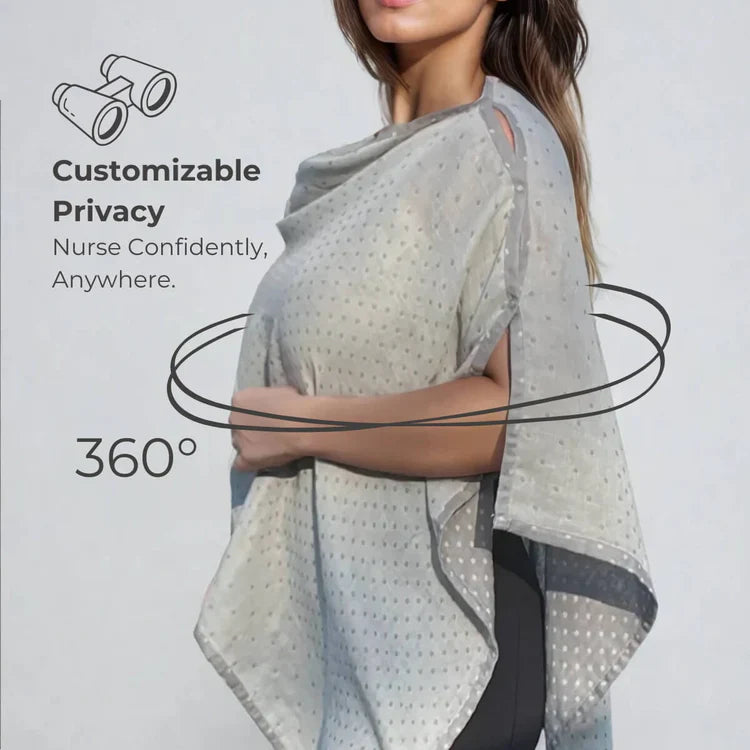 Simple Wishes The Haven 100% Cotton 7-in-1 Nursing Cover