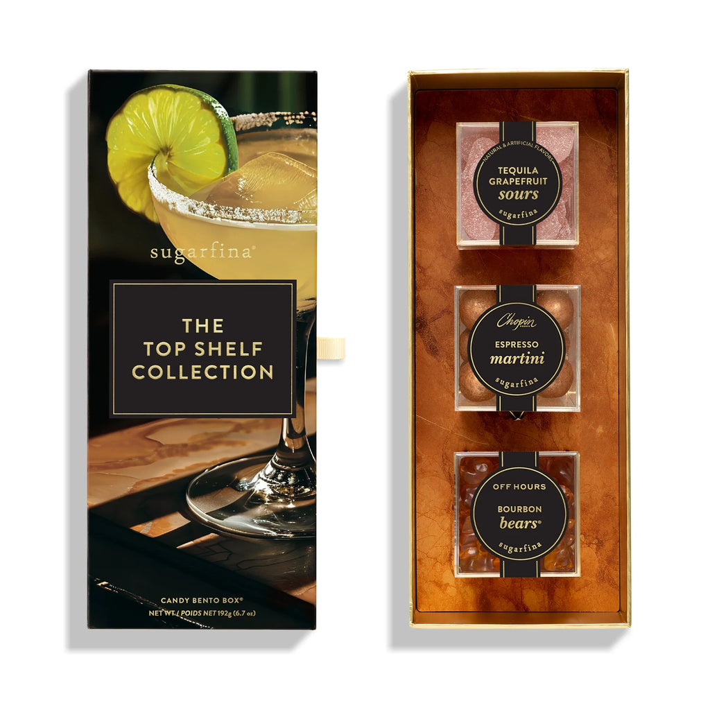 Sugarfina Top Shelf Treats 3 Piece Candy Bento Box