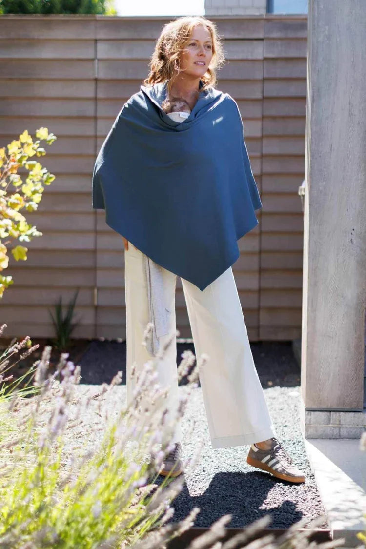 Simple Wishes Zoe Fleece Hooded Poncho