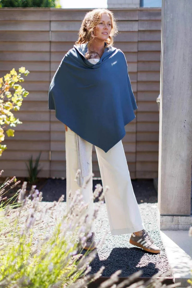 Simple Wishes Zoe Fleece Hooded Poncho