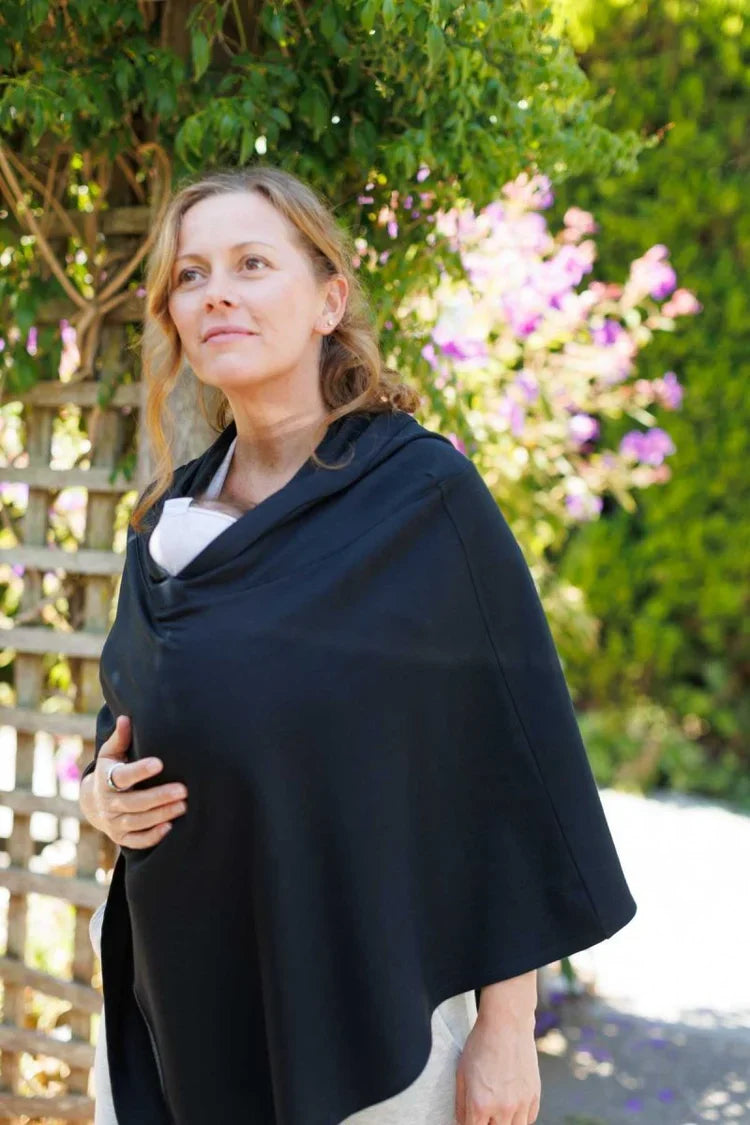 Simple Wishes Zoe Fleece Hooded Poncho